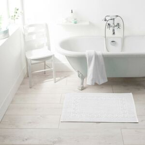 Blancheporte Kúpeľňová predložka s gréckym vzorom biela 60x100cm