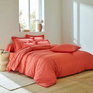 Blancheporte Jednofarebná posteľná súprava zn. Colombine z bavlny koralová klasická plachta 180x290cm